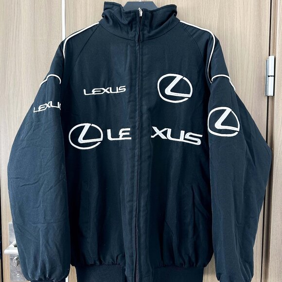 Lexus Unisex Grey & Black Racing Jacket – Brand New, Size:L - Picture 1 of 8